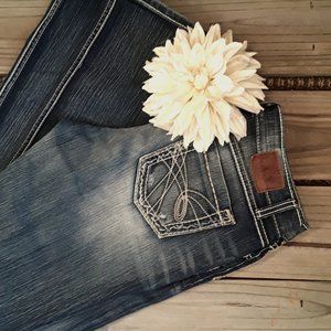 VGW-BKE kate dark wash stretch boot jean